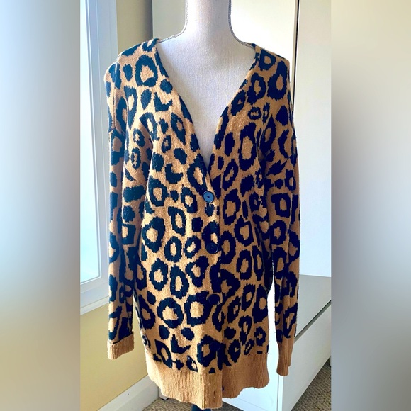 Sunday Best Leopard Cardigan (Aritzia) - Picture 2 of 5